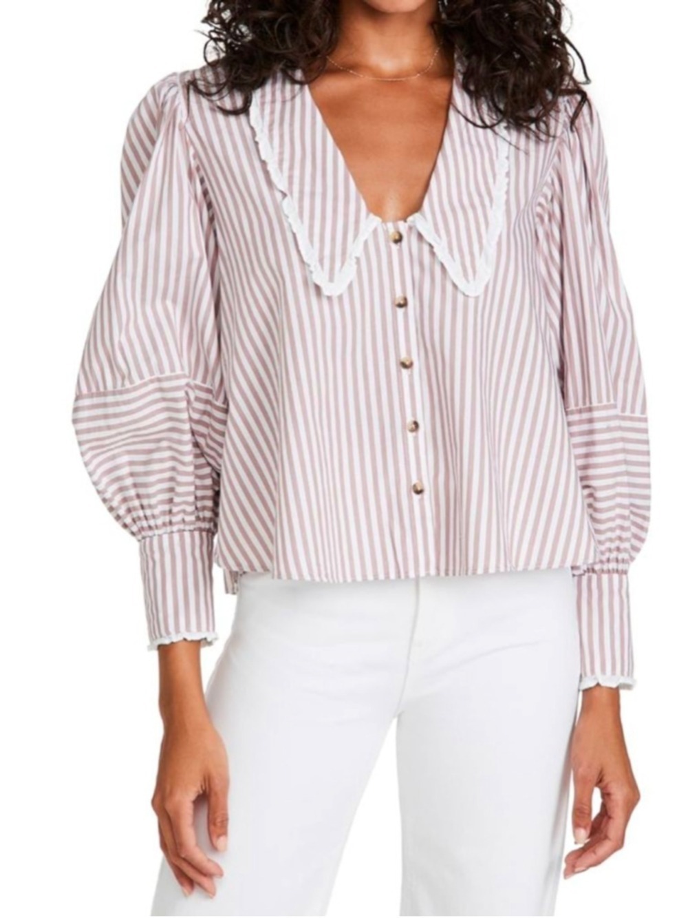 Free People Bexley Stripe Top Size XS